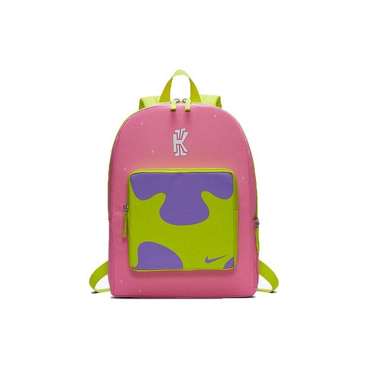 Nike X SpongeBob SquarePants Patrick Star Collaboration Large Capacity Zipper Closure Polyester Backpack Unisex Backpack Pink CN2219-610 Pink