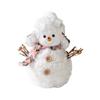 Christmas Snowman Decorations Party Supplie Lovely Plush Snowman Ornaments For Home Party Indoor Garden Outdoor Use