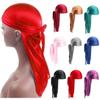 Unisex Erwachsener Satin Lange Schwanz Doo Rag Durag Bandanas Mütze Piratenhut Turban Männer Hip Hop Stirnband Biker Kopftuch Frauen Kopfbedeckung