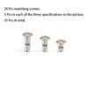 Assorted Screw Nut Eyeglasses Repairing Set Hand Held Replacement Screwdriver Professional Repair Kit Nose Pad Universal Fit