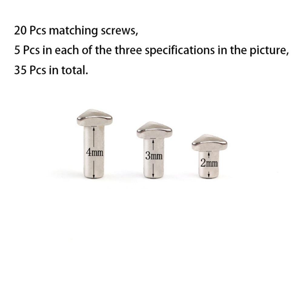 Assorted Screw Nut Eyeglasses Repairing Set Hand Held Replacement Screwdriver Professional Repair Kit Nose Pad Universal Fit