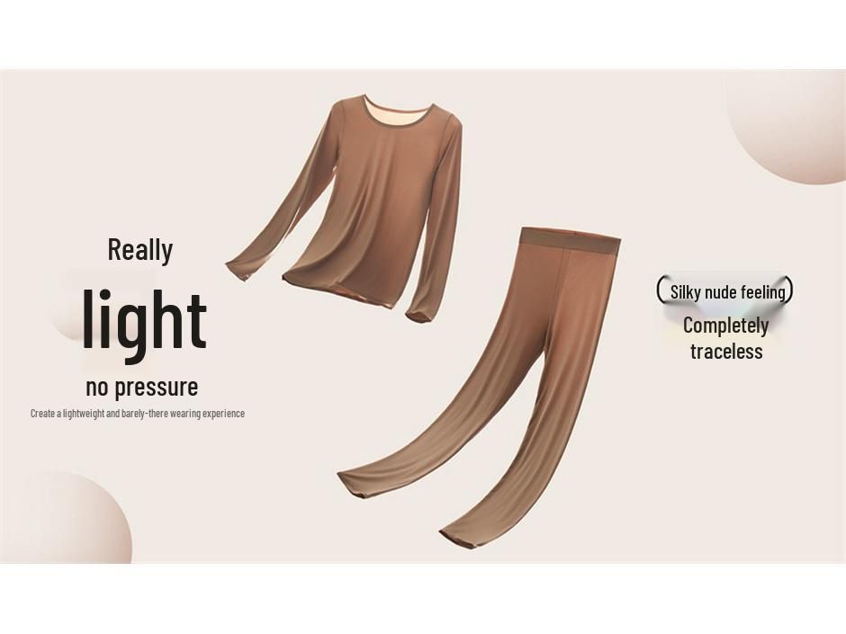 Ultra-Thin Birch HS800 Women's Autumn Seamless Hydrating Shirt & High Elasticity Warm Underlayer Set