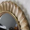 Flashy Wall Mirror In Gold Color