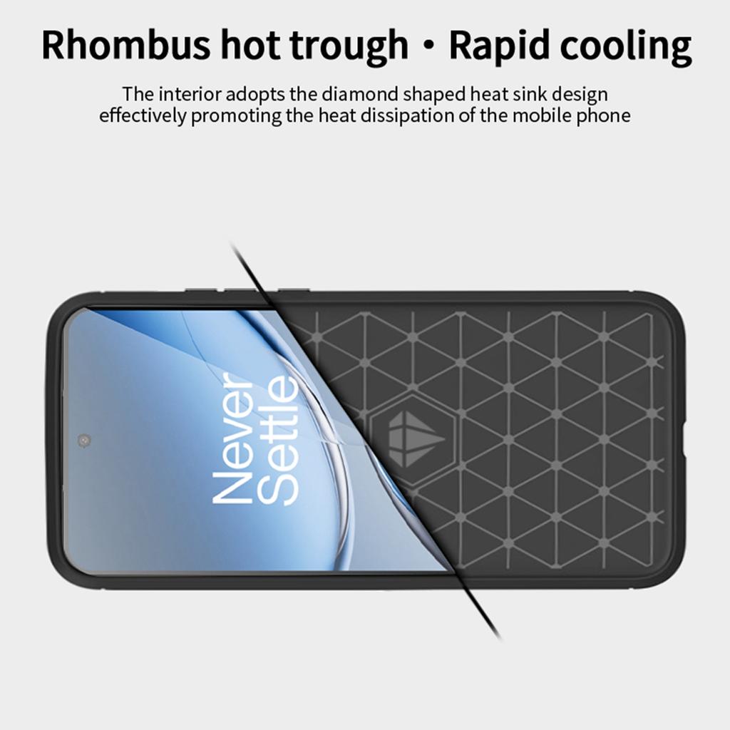 MOFI JK Serie-1 für OnePlus Nord 4 Hülle TPU mit Kohlefasertextur Weiche Handyhülle