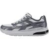 Casual Fabric Synthetic Leather Silver Wing Shoes Simple Versatile Breathable Low-Top Lifestyle Casual Shoes Men Sneaker Gray 118281-PEW