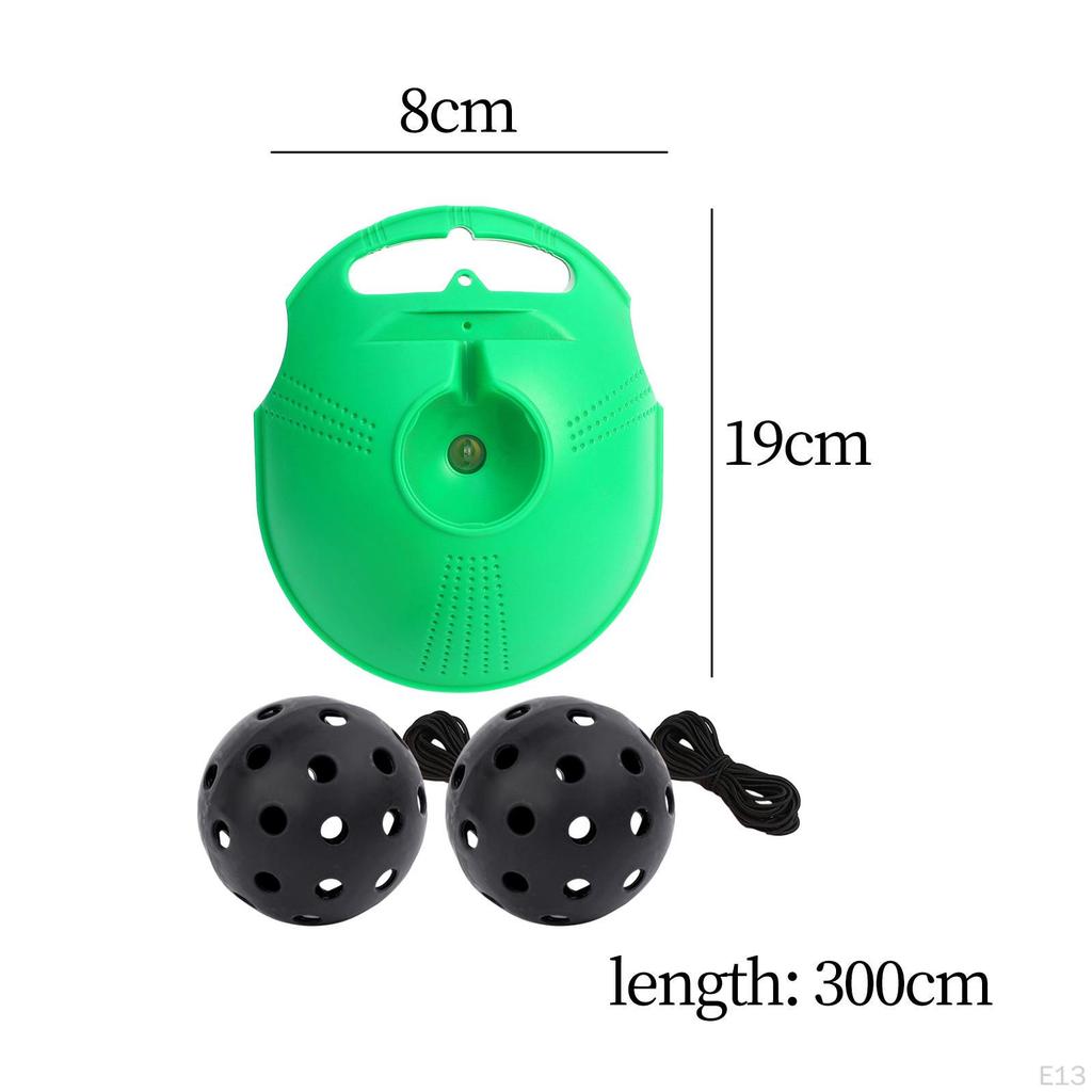 Pickleball Training Tool with Ball Rope Enhances Skills Self Study Sports