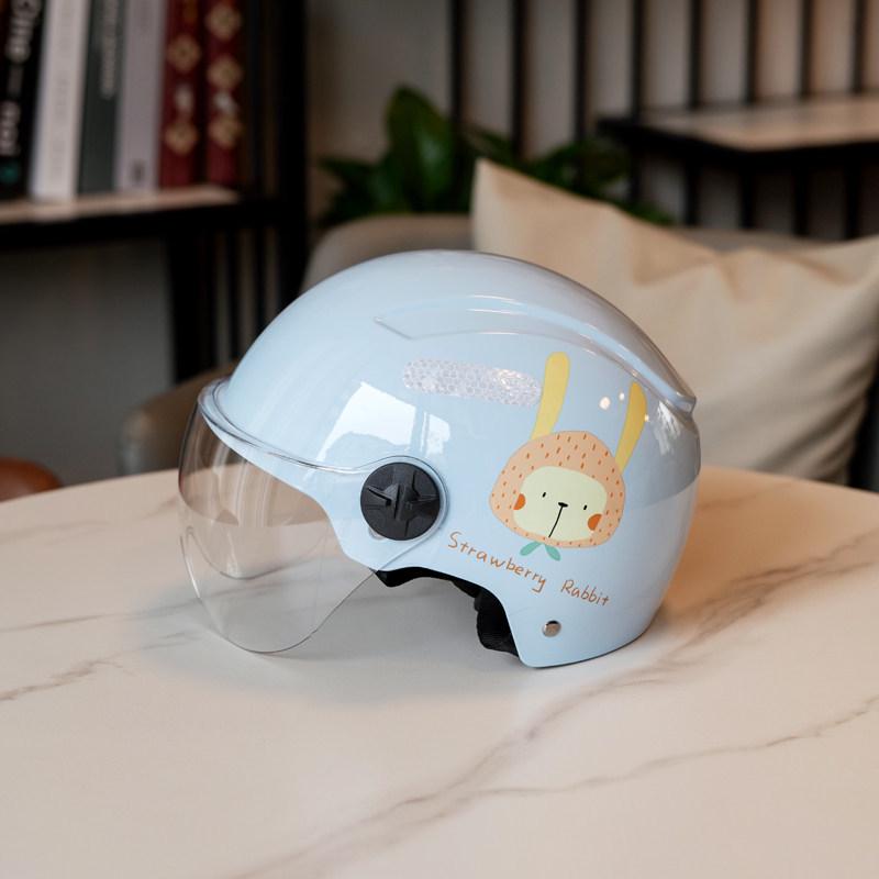 3C Certified Women's Electric Scooter & Motorcycle Helmet - All-Season, Cute, Half-Helmet
