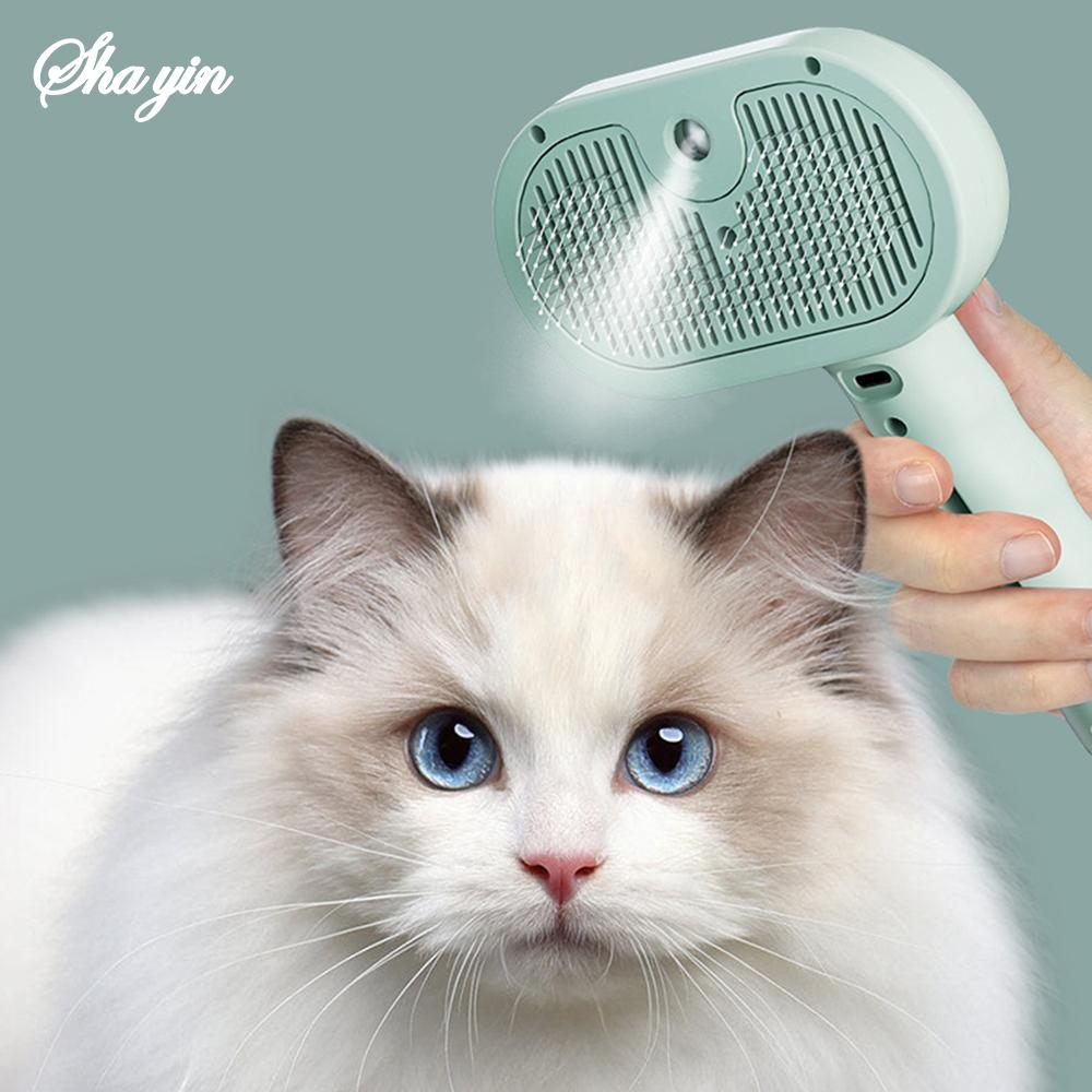 Steam Spray Dog Grooming Brush Unique Steam Brush For Dogs Luxury Grooming Brush Dog Steam Brush C