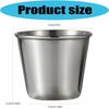 Stainless Steel Small Cocktails Shot Glasses Drinking Vessel Cup For Whiskeys Tequilas And Liquor Portable Barwares