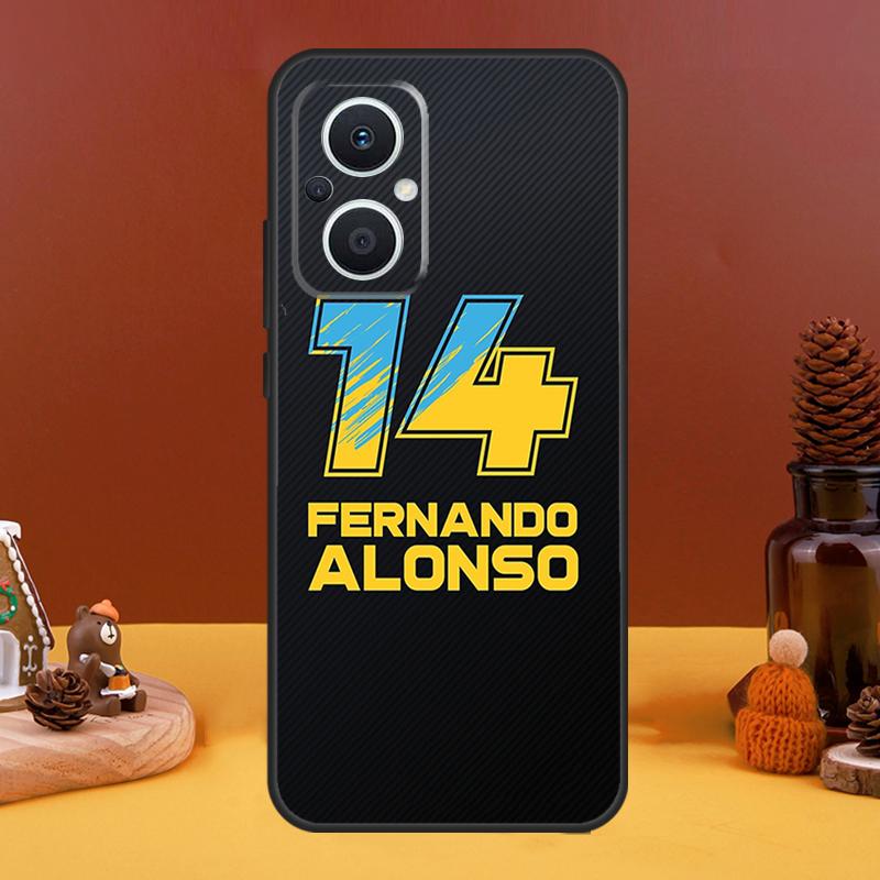 Étui de course Fernando Alonso Pour OPPO Reno 10 Pro 11 F 4 6 7 8 5 Lite 4Z 5Z 8T OPPO Find X6 Pro X5 X2 X3 Lite Coque