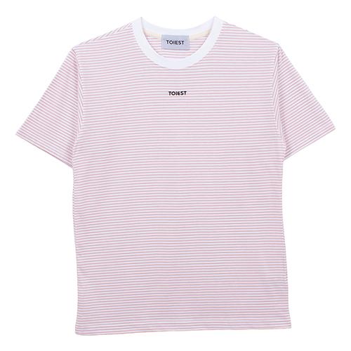 TOIEST Striped T-Shirt Pink