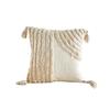 Boedia Quality Modern Throw Pillow Covers Tufted Tassel Bohemian Style Cushion Case Pillowcase Decoration for Home 45x45cm