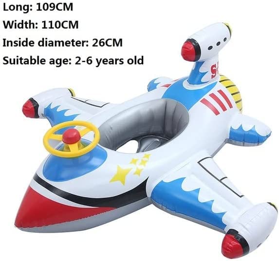 Float for with foot baby for with handle and for ages children, pocket, float, children, seat, 1-6 (1White)