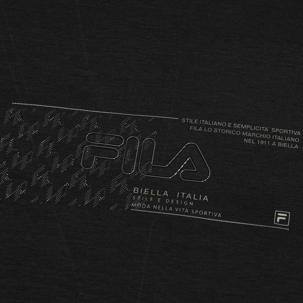 Fila White Versatile Comfortable Simple Short Sleeve T-Shirt Men Tops F11M533104F-BK