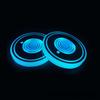 For Car Interior Lighting LED Car Cup Holder Ambient Interior Lights Vibration Activated Auto Power Off 15s USB Rechargeable
