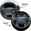 Matte Black Interior Steering Wheel Cover Trim FOR 2016- TOYOTa TUNDRA