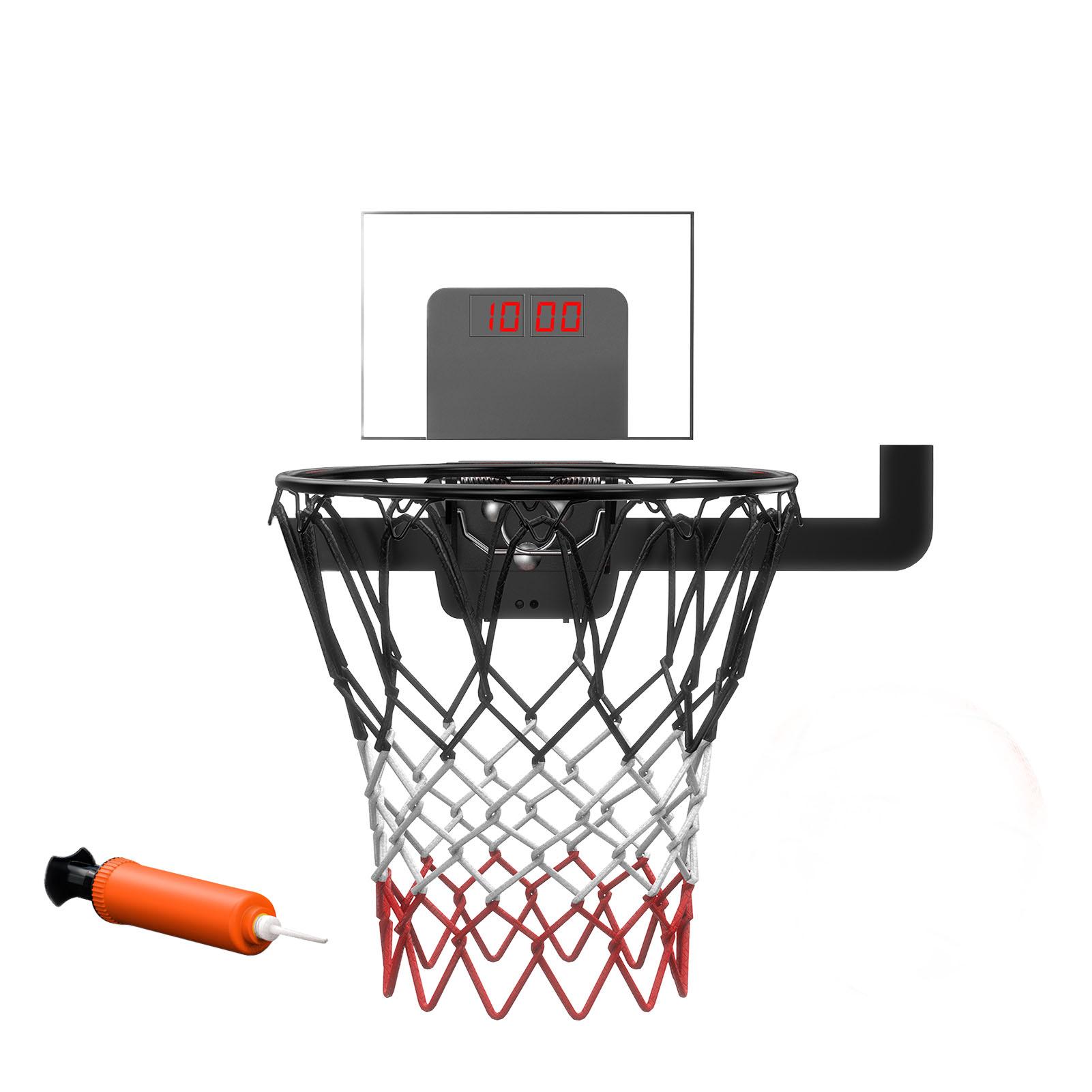 Binnen basketbalring set LED elektronisch scorebord Kinderen wandmontage basketbalring set