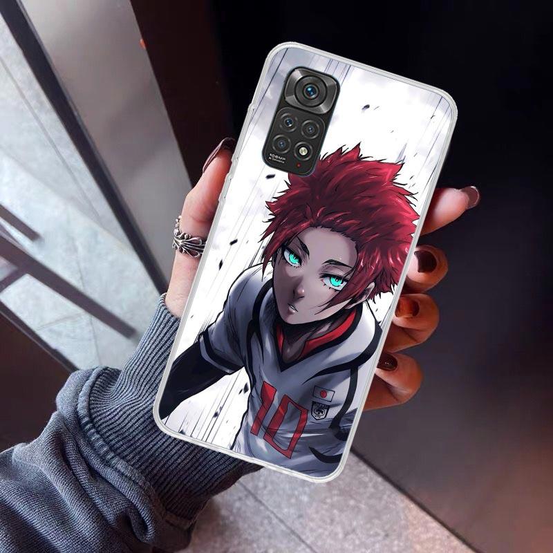 

Blue Lock Shidou Ryusei Phone Case For Xiaomi Redmi Note 10 11 12 13 14 15 Pro Plus 11S 12S 14S 11T 11E 10S Soft TPU Back Cover Redmi Note 10 Pro 4G