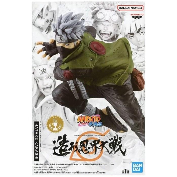 BANPRESTO Naruto Figure Hatake Kakashi Sculpting Ninja War