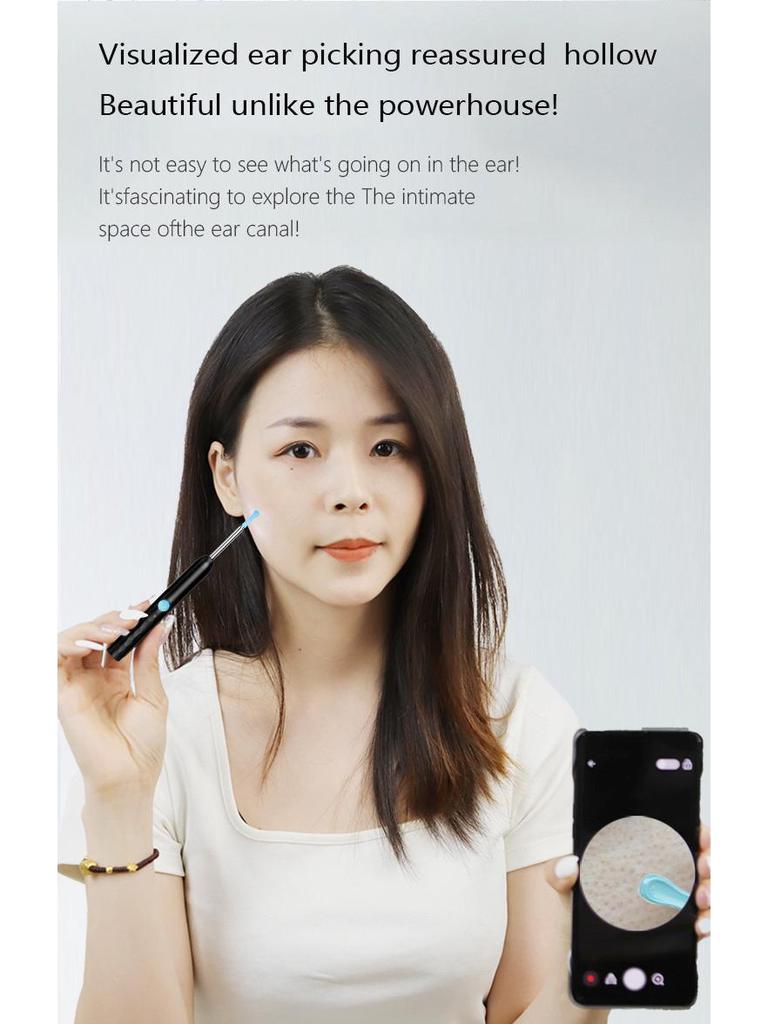 Luminous Smart Ear Cleaning Kit with High-Definition Visual Ear Pick