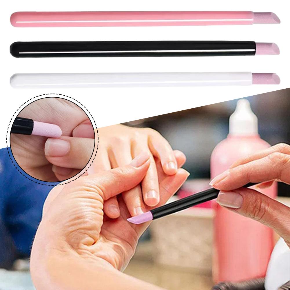 1/3pcs Japanese Style Nail Buffer Pen Nail Grinding Tool Precise Nail Plate Polishing & Cuticle Pusher Gentle On Natural Nails