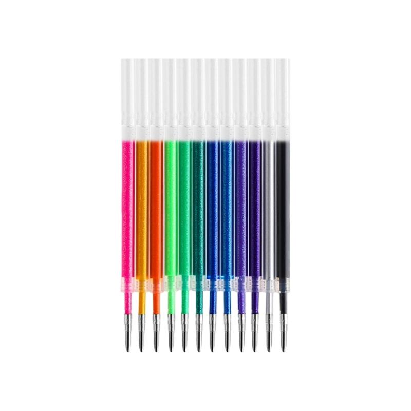 Sparkling Gel Inks Refill Cartridges 1.0MM Assorted Color For Journal Planner Scrapbooking Doodling Note Taking Drawing