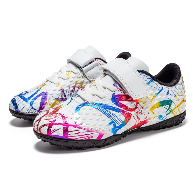 Small Game Training Batch Girls Campus Artificial Turf Broken Children Students Football Shoes Men Nails Velcro 2025 Shoes
