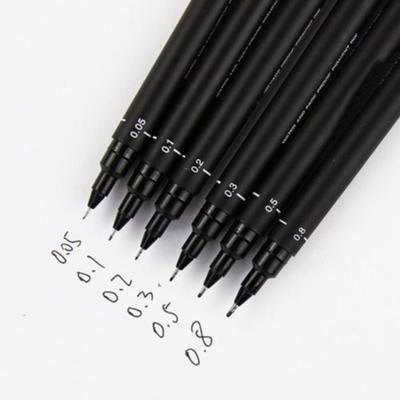 Schwarzer Pigmentliner Fineliner Wasserdicht Anime Comics Skizzieren Tusche Zeichenstift