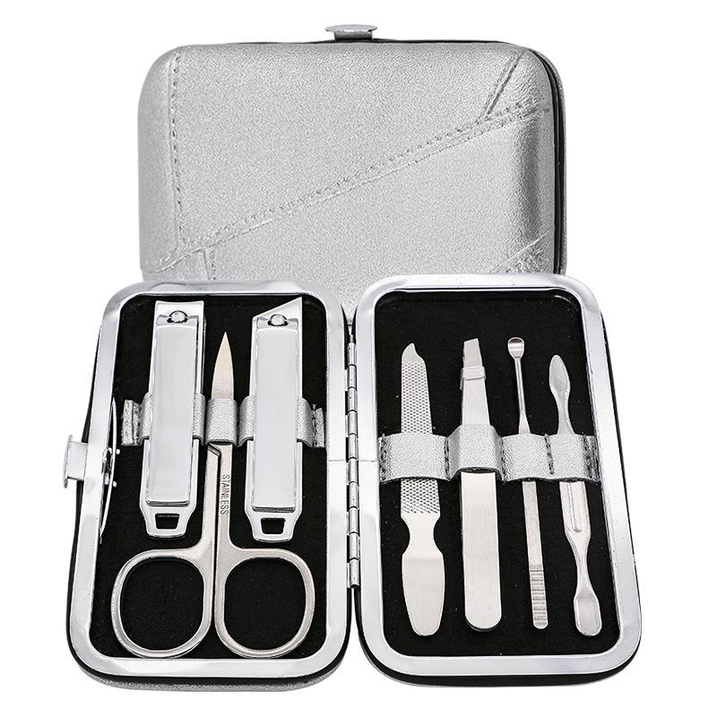 7-Piece Portable Manicure Set: Home Beauty Nail Clippers with Custom Logo Printing - Perfect for Promotional Gifts