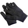 Black Level 5 Anti-cut Glove Safety Cut Proof Stab Resistant Wire Metal Work Gloves Garden Kitchen Household (Color : black, Size : Large)