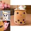 Soft Pearl Milk Tea Pillow For Girls Big Plush Toy For Sleeping And Display Coral Velvet Pp Cotton 23cm-70cm