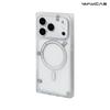 WAKCAS Frosted Phone Cover for iPhone 15/16/17 Pro/Max Magnetic Suction Phone Case Matte Anti-drop Transparent Protective Case