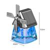 40ml Car Perfume Windmill Design Eco-friendly Deodorant High Temperature Resistant Solar Powered Car Rotating Air Freshener