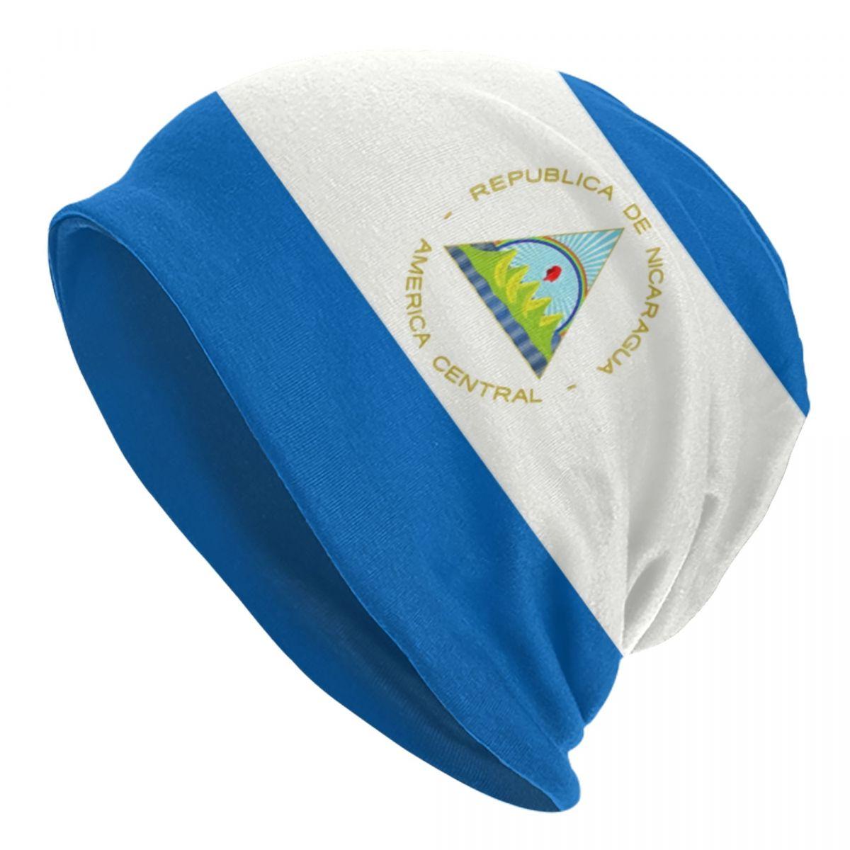 

Custom Nicaragua Flag Skullies Beanies Caps Unisex Winter Warm Knitting Hat Unisex Women Fashion Adult Bonnet Hats Outdoor Ski Cap Beanies Cap