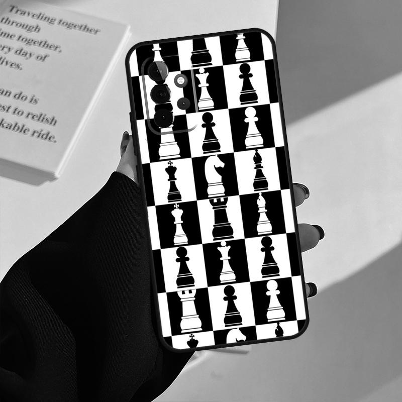 Chess Case For Samsung Galaxy A54 A34 A14 A13 A33 A53 A73 A51 A71 A50 A12 A22 A32 A52 A72 Cover