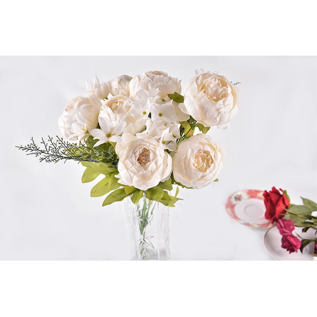 Artificial Peonies Flower Bouquet Low Maintenance And Elegant Bouquet Artificial Flower Flowers