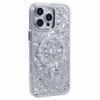 For iPhone 16 Pro Max Case Compatible with MagSafe Glitter Sequin Epoxy TPU+Acrylic Phone Cover