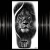 Kompass Brief Temporäre Tattoo Für Männer Frauen Erwachsene Realistische Gefälschte Wolf Schädel Tattoos Aufkleber Tiger Schwarz Wald Tatoos Unterarm