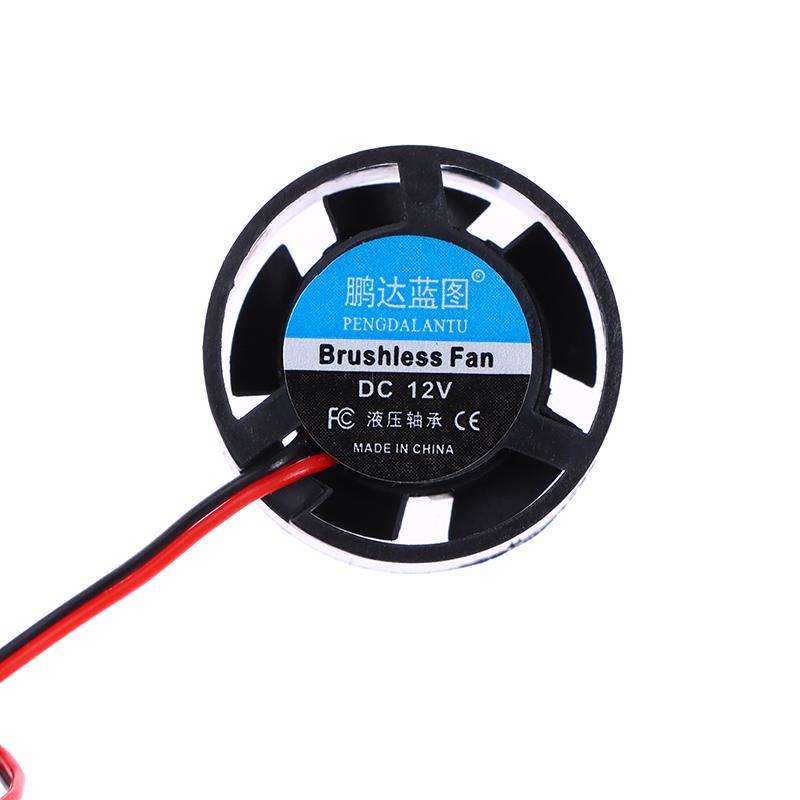 Mini 2510 25*10Mm Dc 5V 9V 12V 24V Kulatý 2-Pin Chladič Bezkomutátorový Chladič Čipové Sady Tichý Mini Notebook Mikro Chladicí Ventilátor