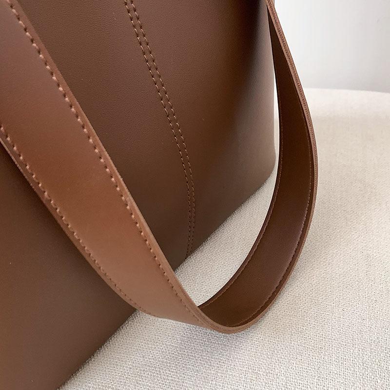 Designer PU Leather Bucket Bag Women Handbag Ladies Shoulder Bag Female Tote Bags