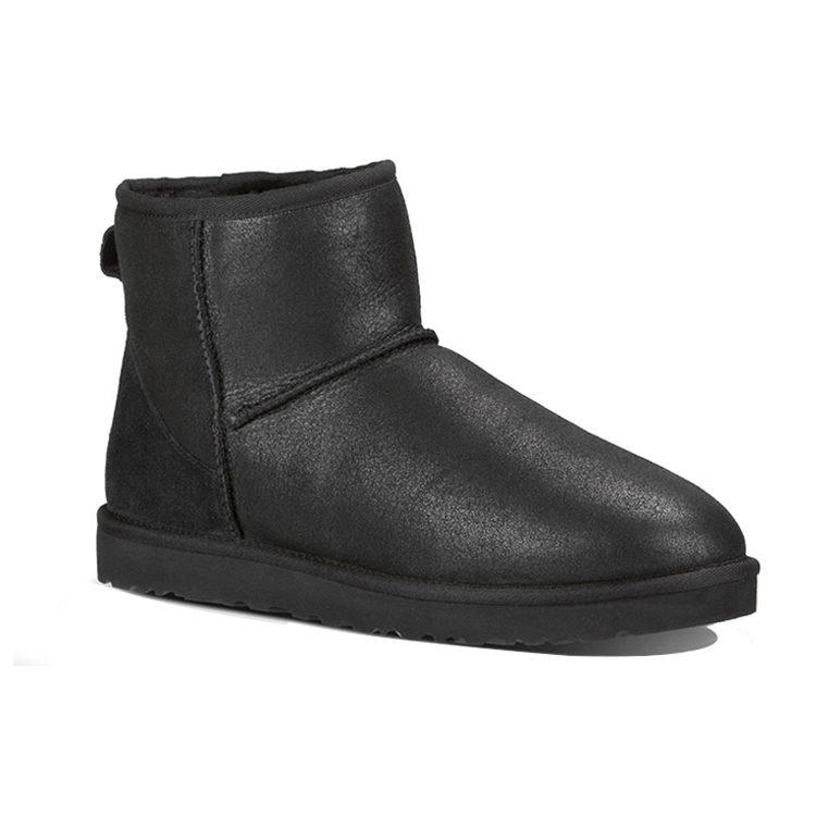 UGG Classic Mini Bomber High Top Fleece Lined Black 1007307-BJB