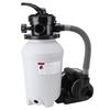 Sand Filter Pump System for Above Ground Pools 10 Inch Sand Tank 0.25HP 250W Pool Pump IPX5