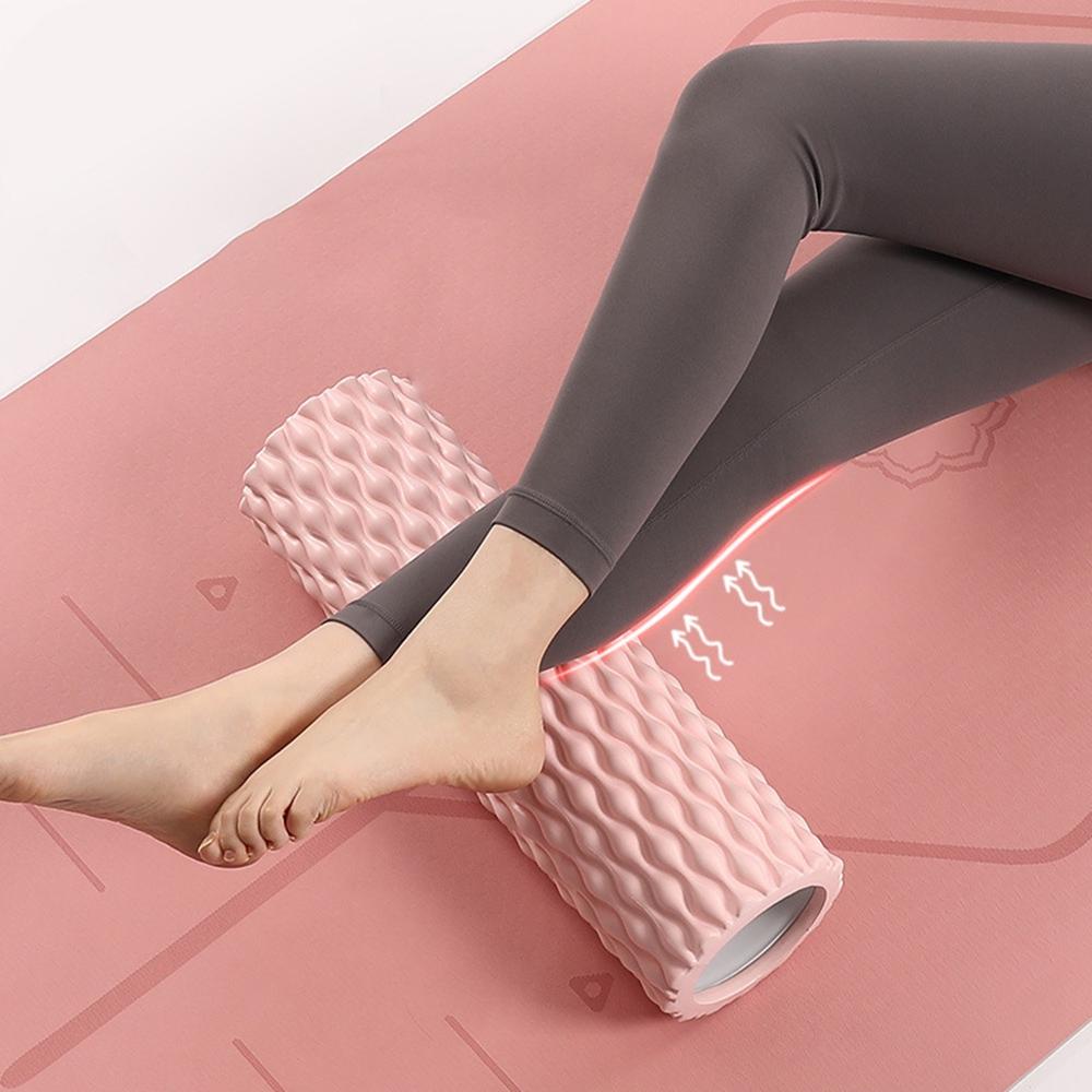 

AMYUP Foam Roller Massager Body Roller for Exercise Physical Therapy Muscle Massage Yoga and Stretching Equipment Pink