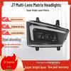 Compatible with Jiefang J7 Laser Matrix Headlight: Three-Lens LED Front Headlight