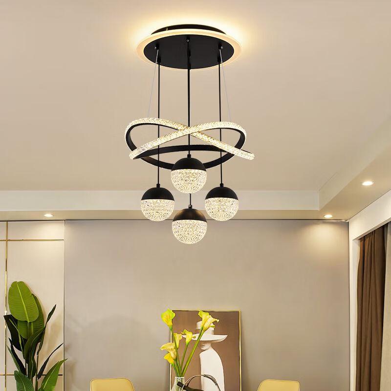 Modern Minimalist Golden Base Chandelier