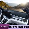 For BYD Song Plus DM-i EV     2024 2025 DMI Car Dashboard Cover Avoid Light Pad Anti-UV Non-Slip Mat Accessories