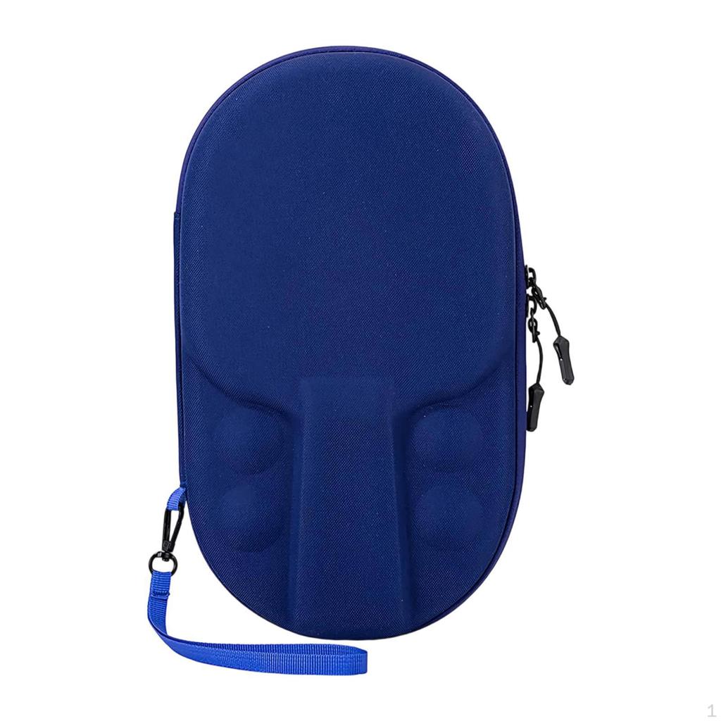 Lightweight, High-quality Table Tennis Racket Case, Holds 2 Paddles And 4 Balls, Ideal for Travel.