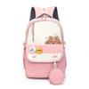 Capybara Backpack Cartoon With Breathable Nylon Material For Kids School