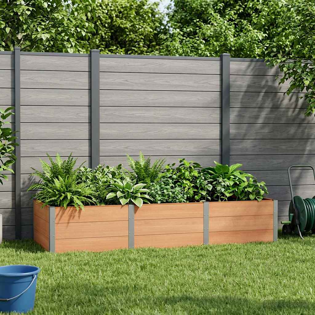 Raised Bed Brown 300 x 100 x 54 cm