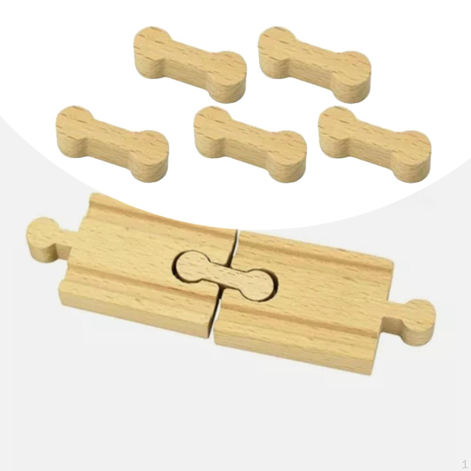 

5 штук соединителей для собак, детская игрушка, конструктор, соединительная муфта, сделай сам, модифицированная, компактная, создай железную дорогу wood